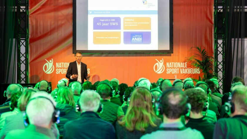 Dick Zeegers op de Nationale Sportvakbeurs 2025