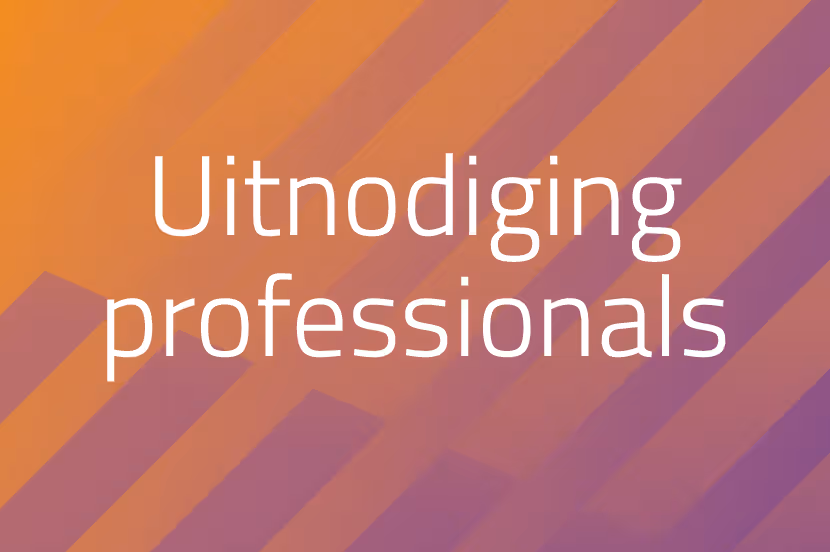 NL Sportraad uitnodiging professionals