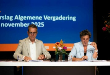 Directeur Marc van den Tweel en voorzitter Anneke van Zanen-Nieberg