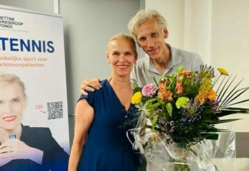 Bettine Vriesekoop en Niels Peteri