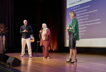 Houda Loukili aan het woord
