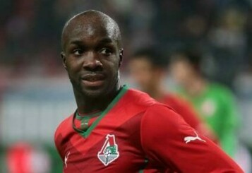 Lassana Diarra voor FC Lokomotiv Moskou
