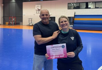 ASM-founder Rene Wormhoudt met Saskia Bleumink