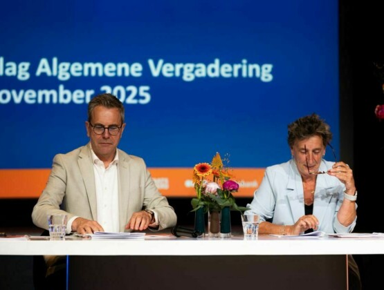 Directeur Marc van den Tweel en voorzitter Anneke van Zanen-Nieberg