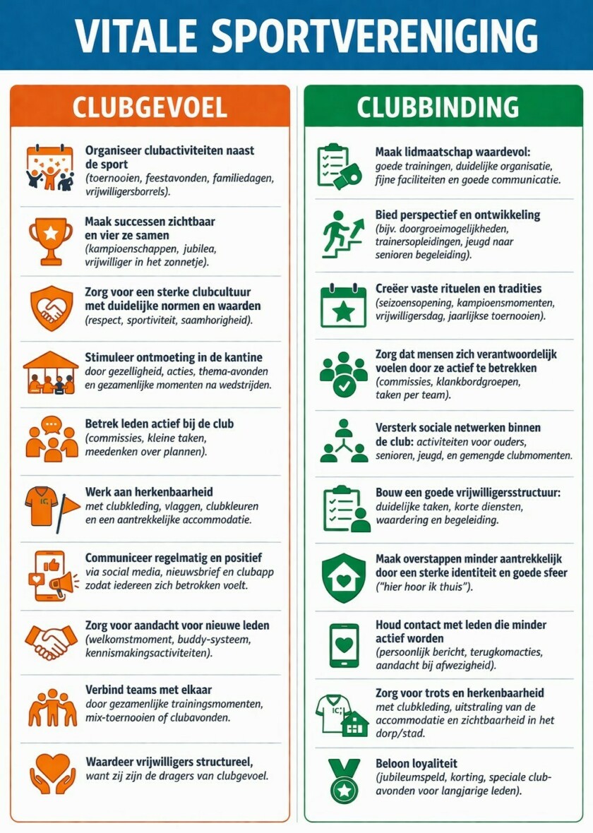 Sjors van Leeuwen Clubgevoel en Clubbinding lijst 2026
