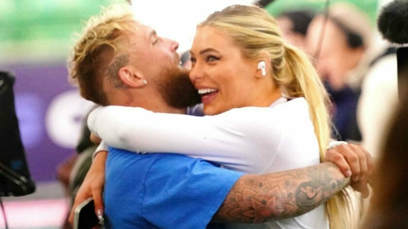 Jake Paul en Jutta Leerdam ©SCS/Soenar Chamid