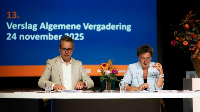 Directeur Marc van den Tweel en voorzitter Anneke van Zanen-Nieberg