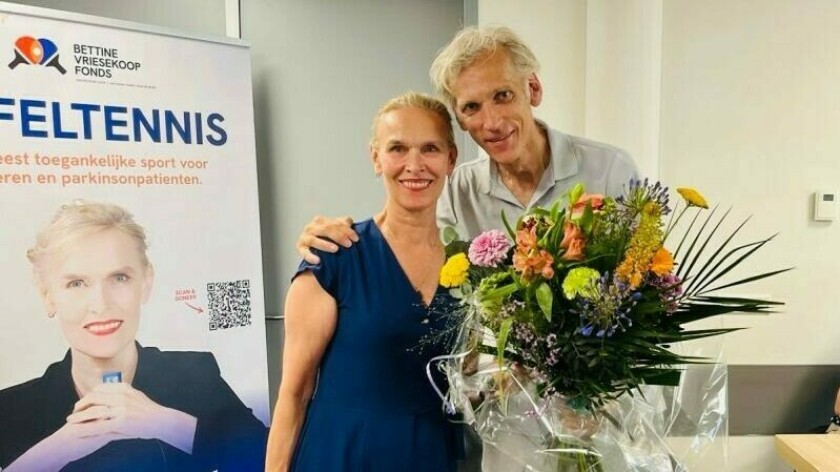 Bettine Vriesekoop en Niels Peteri